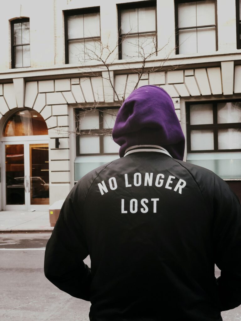 No Longer Lost on hoodie