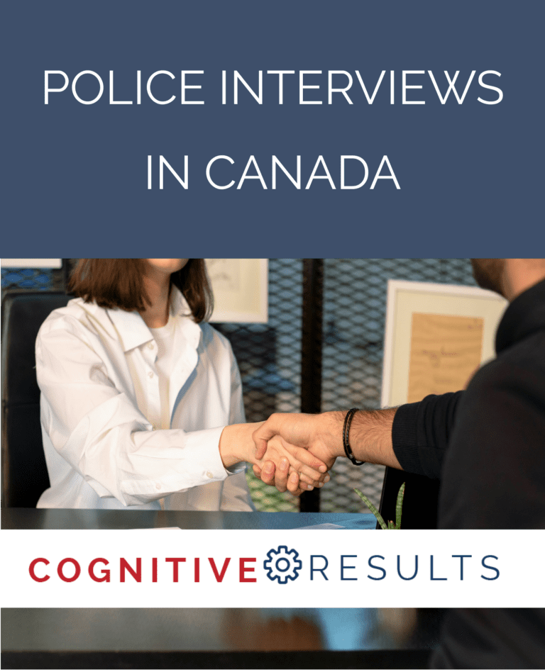 police interview information for applicants in Canada