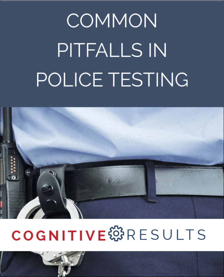 Common pitfalls in police testing